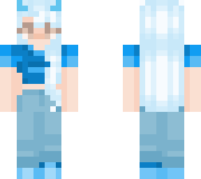 blue girl!
