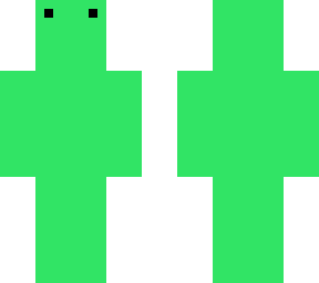 blue green man