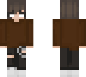 brown sweater skin