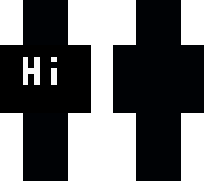 cool skin that says hi