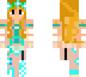 cute chic cyan princess