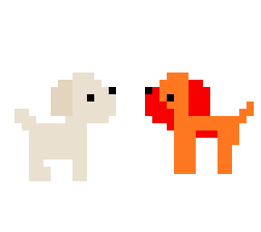 derpy dog meets fire dog!