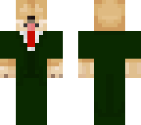 dog in green suit mc prep