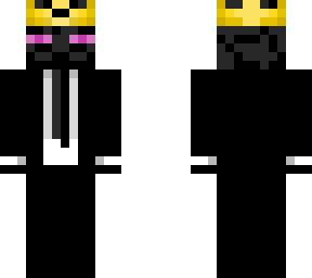 enderman with crown and suit
