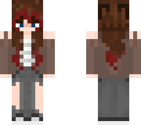 fall burnette girl