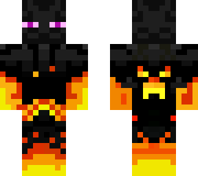 fire enderman skin