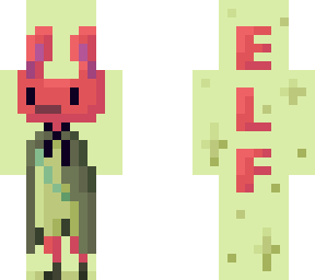 foxylover77, elf, pixel art