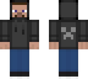 ghostmario's skin but with a black hoodie