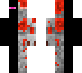 half enderman half coblestonian (redstone)