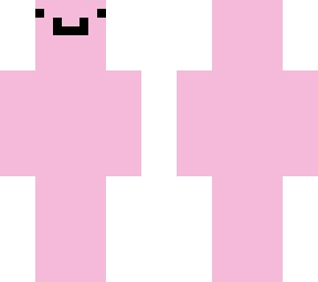 happy pink man very smiley!