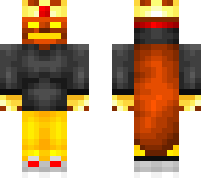 magma skeleton (glow effect) (ce)