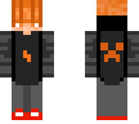 orange neon boy