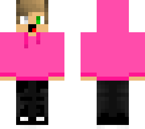 pink miros with hood