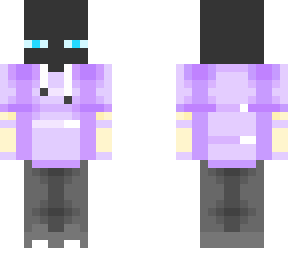 purple hoodie enderman