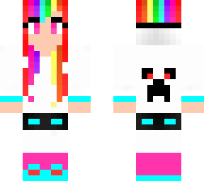 rainbow creeper girl