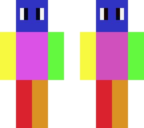 rainbow person