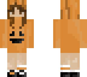 random pumpkin girl