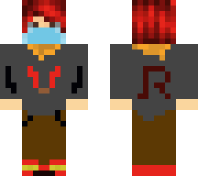 redd with mask