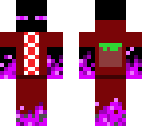 super cool ender man with a suit