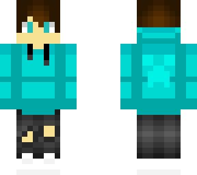 teal jacket boy