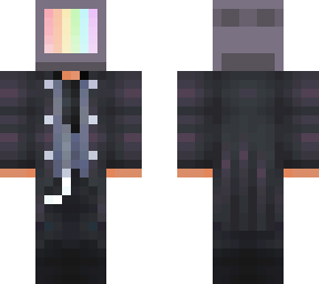 tv head in a suit