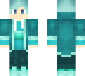 upgraded skin teal cyan