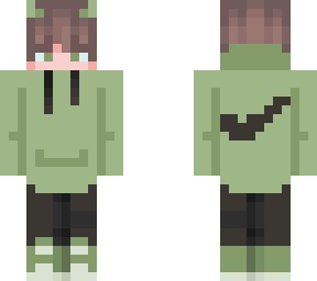 ~ green nike demon boy ~