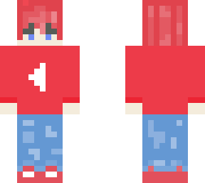 a red hair boy that is wearing a youtube t-shirt