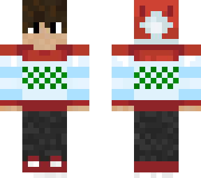 christmas boy with santa hat