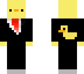 duck with suit (on the outside)