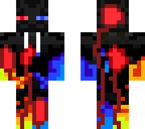 enderman blue red (bloody