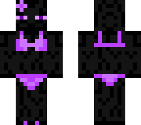 enderman in bikini (purple)