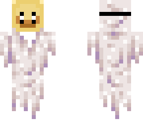 ghost with duck mask