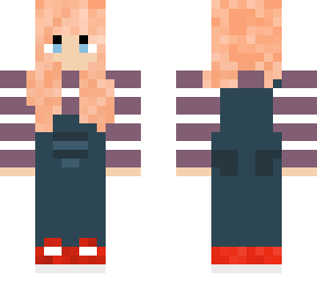 girl with dungarees
