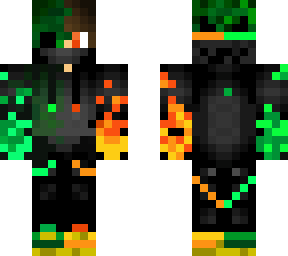half fire half zombie gamer.