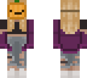 halloween mask girl pumpkin