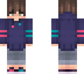 neon hoodie boy