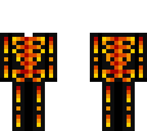 ob - halloween fire skeleton suit