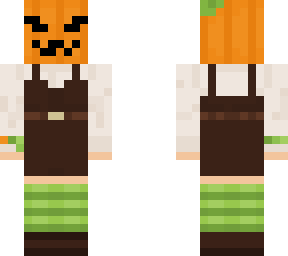 pumpkin headed girl