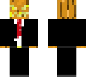 pumpkin in suit
