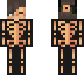 pumpkins and skeletons