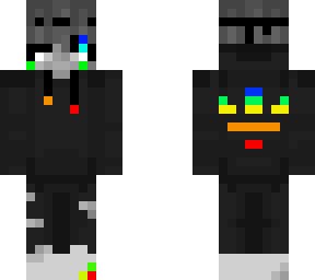 rainbow effect hoodie boy
