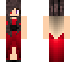 red gown