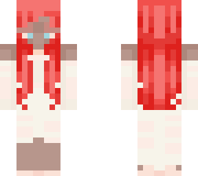 red haired asthetic