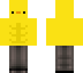 rich duck without shirt