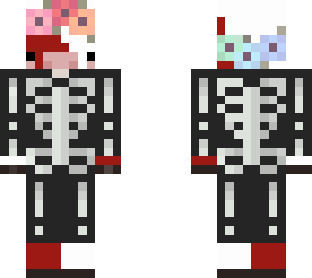 skeleton costume mooshroom