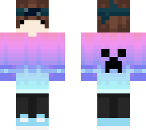 skin de juliancraft hecha por wolfblue_yt