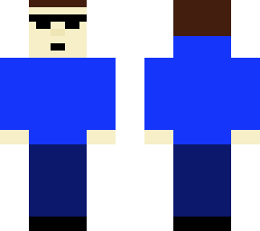 super simple boy with sunglasses
