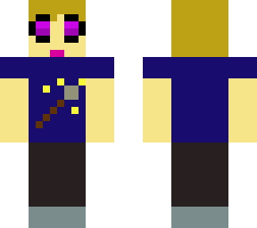 blonde hair girl w/ purple eyes