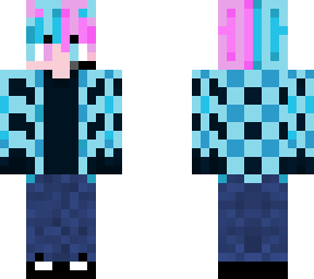 blue and pink e-boy redesign